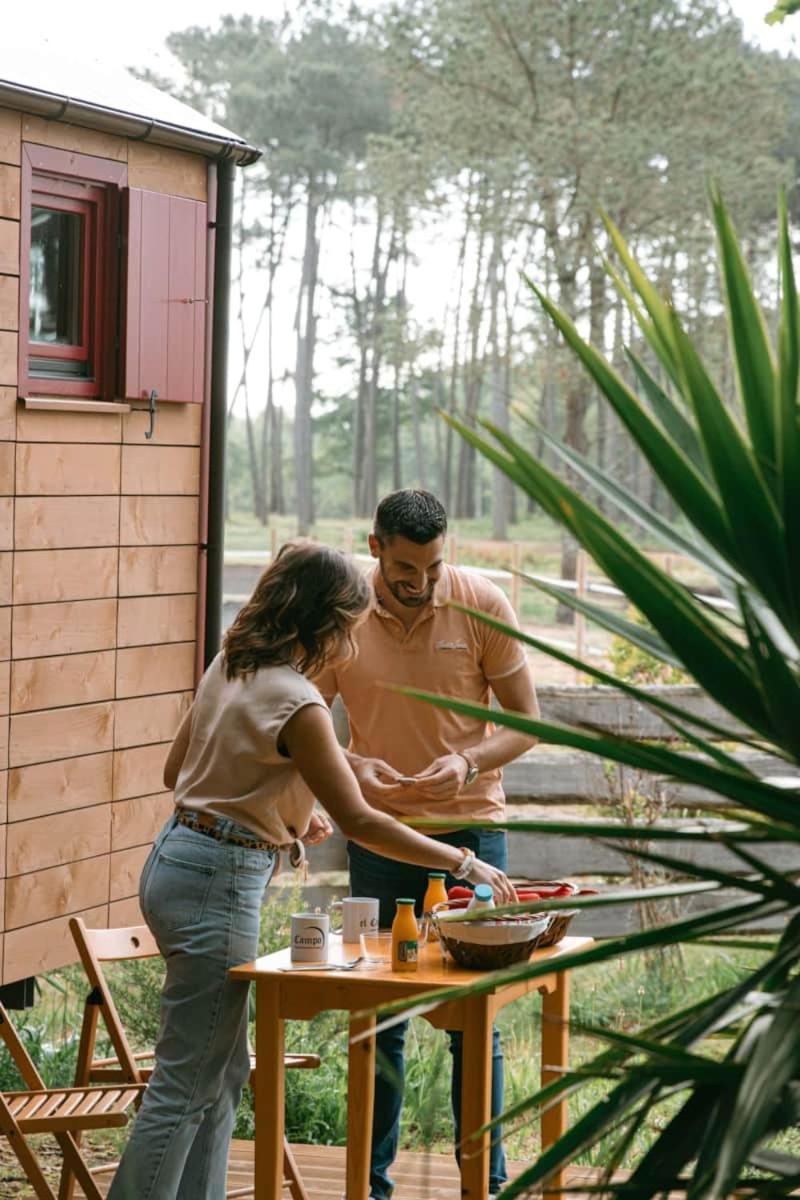 Roulottes Cocooning Au Coeur Des Landes Mées Exterior foto