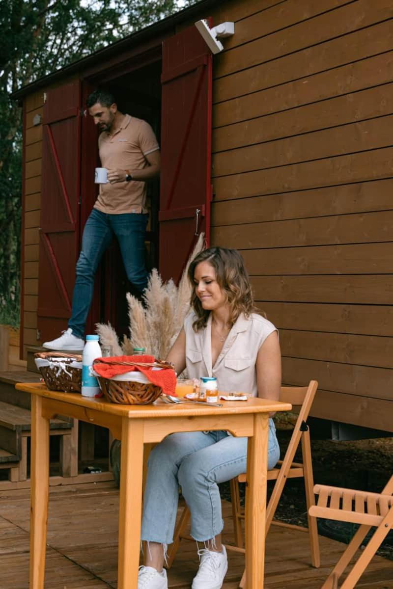 Roulottes Cocooning Au Coeur Des Landes Mées Exterior foto